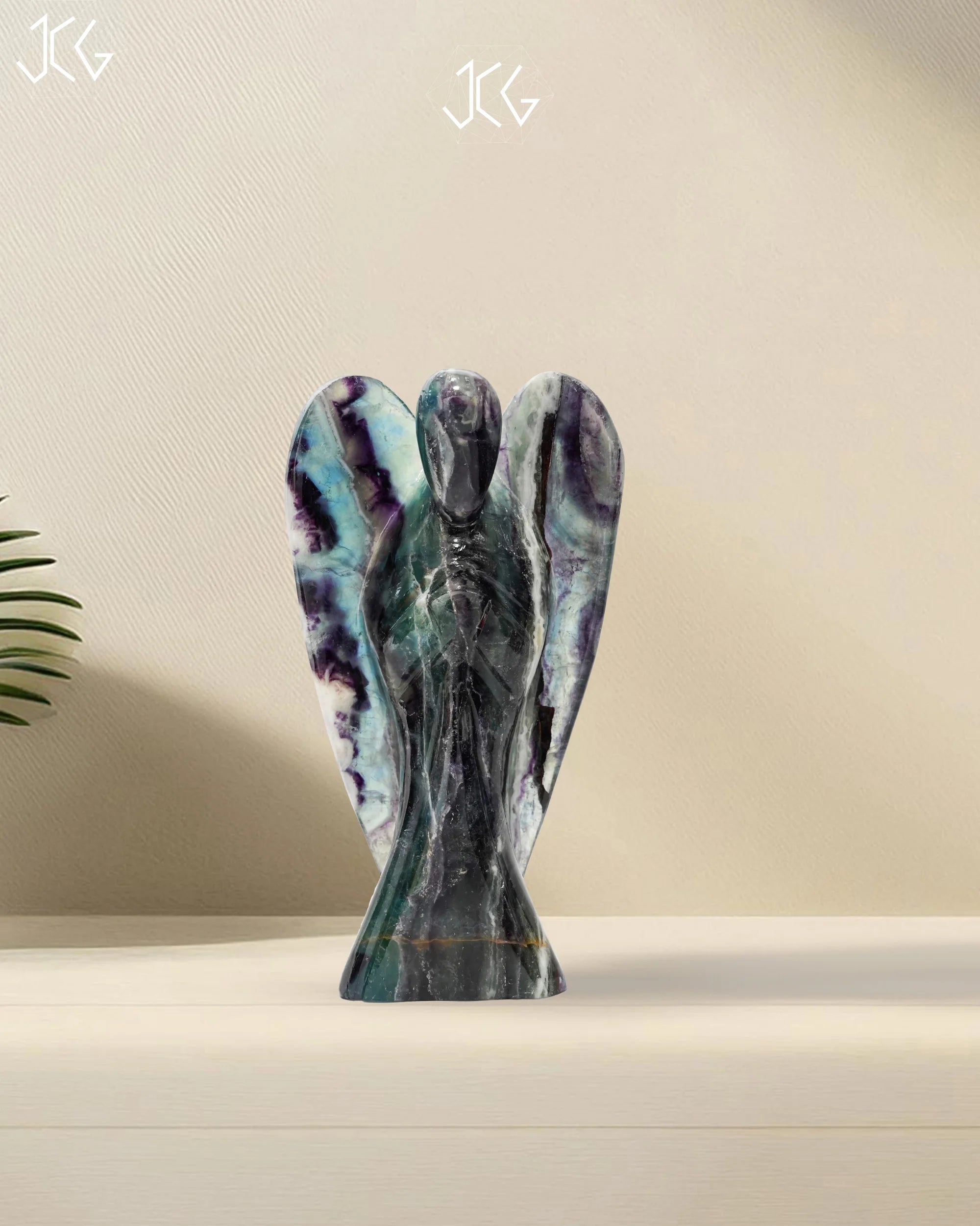 Flourite Angel Jaipur Crystal Gems